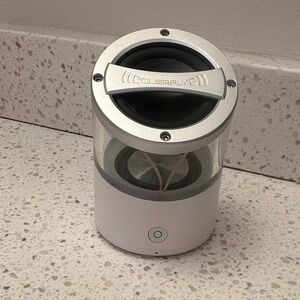 Silver Bluetooth Portable Speaker